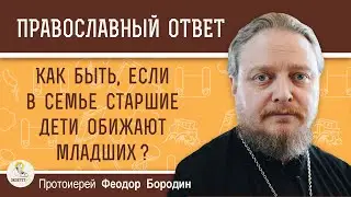 Как быть, если в семье старшие дети обижают младших ?  Протоиерей Феодор Бородин