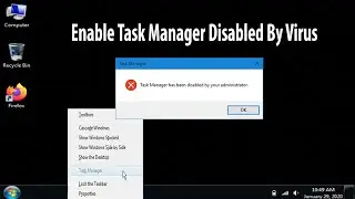 Enable Task Manager Disabled By Virus