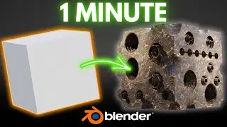 Learn to Create Holes in Objects in Blender in 1 Minute!