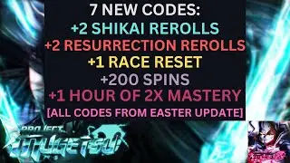 [7 NEW CODES] *+2 SHIKAI & RESURRECTION REROLLS* ALL WORKING IN PROJECT MUGETSU APRIL 2023! Roblox.