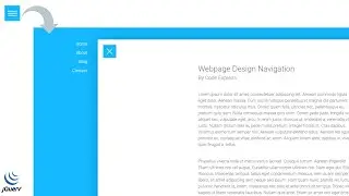 Navigation Menu jQuery Material Design With HTML And CSS | CodeExpress