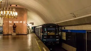 Метро Санкт-Петербурга: 2 линия от Озерков до Невского проспекта на 71-717.5 