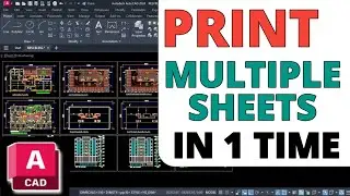 Master AutoCAD Printing: Print Multiple Sheets to PDF, JPG, PNG, DWF, and More - Best Tutorial