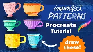 Imperfect Patterns - Hand-Drawn Repeating Pattern Brushes for Procreate (Tutorial!)