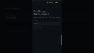 Word Vectors (Streamlit, Gensim and glove-twitter-25 dataset )