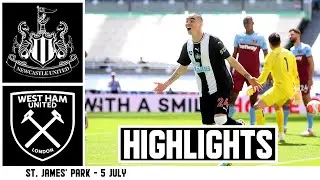 Newcastle United 2 West Ham United 2 | Premier League Highlights