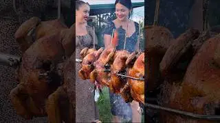 Very Juicy Grilled Chicken! We twist the Nickels and Fry