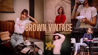 BROWN VINTAGE PRESET || Free Lightroom preset || Free dng download