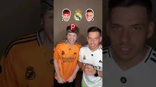 Adivina el jugador del Real Madrid por su letra #Shorts