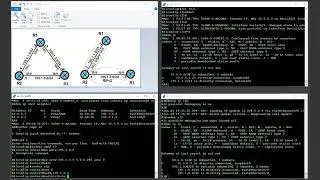 Настройка обмена маршрутами OSPFv2 / RIPv2.