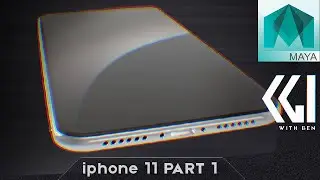 Modelling an iphone11 in Maya Part 1 (Beginner / intermediate)