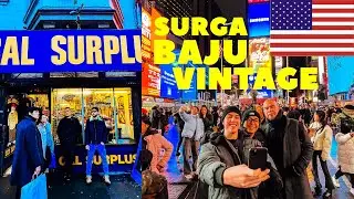 AL GHAZALI DAN EL RUMI IKUT IKUTAN AHMAD DHANI BELI BAJU VINTAGE‼️THRIFT SHOP SAN FRANCISCO
