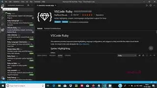 How to run ruby program in VS Code