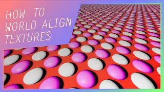 World Align a Texture (UE4, valid for UE5)