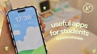 7 FREE aesthetic & functional apps for STUDENTS | ios and android 👩🏻‍💻📱| back to school | teal days