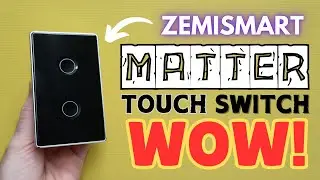 Zemismart Matter WIFI Touch Controlled Smart Switch Review