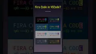 Fira Code VsCode configurations #shorts #vscode #firacode #coding #font #nodejs