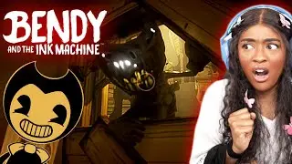 WHY IS THIS ALREADY SO SCARY??!! | ‎Bendy and the Ink Machine [Chapter 1]