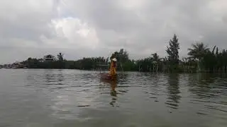 Throwing a cast net in coconut village in Hoi An city - Part 1, Vietnam Incredible Land Tours