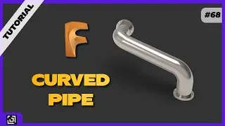 Design a Curved Pipe in Fusion 360 | Fusion 360 Tutorial 2021 | It’s made EZy