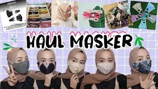 HAUL LAGii🛍 BORONG MASKER KAIN 3 PLY MULAI 2.000AN AJA!! MOTIF LUCU - AMAN - NYAMAN