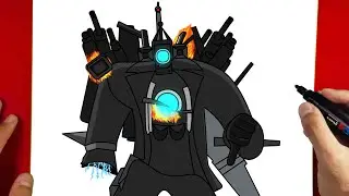 How to Draw Titan Cameraman Destroyed | Skibidi Toilet 65