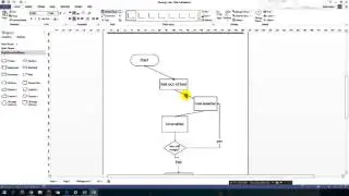 Microsoft Visio tricks - adding connection points, diagonal arrows