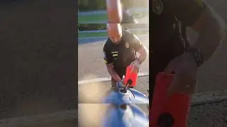 Cop saved the day...  @yammimoto7929