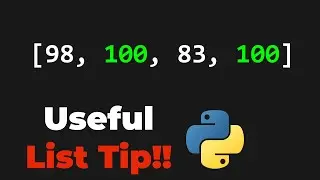 PYTHON LISTS TIP FOR BEGINNERS