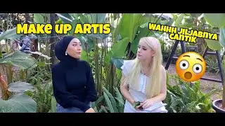 PODCAST BULE BARBIE DENGAN MAKE UP ARTIST terus bule Barbie coba pake jiljab😍