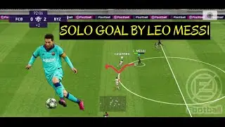 Solo goal by Leo Messi | PES Mobile 2021 #Shorts