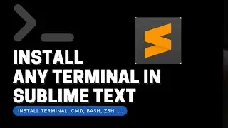 Learn how to install terminal in sublime text - INSTALL ANY TERMINAL IN SUBLIME TEXT