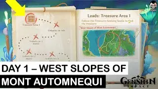 Lost Riches Day 1: West Slopes of Mont Automnequi Guide | Genshin Impact