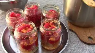 Автоклав.  Перцы фаршированные капустой и морковью на зиму.