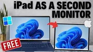 How to use iPad as a Second Monitor on a Windows for FREE | Best Duet Display Alternative