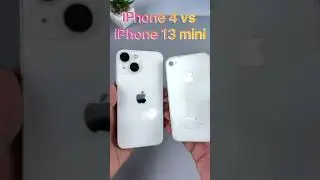 iPhone 4 vs iPhone 13 mini 