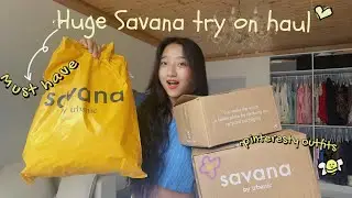 Huge Savana Try On Haul🐝| trendy outfits, clothes & accessories |