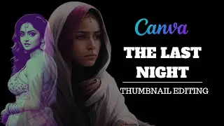 How to create double exposure effect in Canva | YouTube thumbnail editing in canva