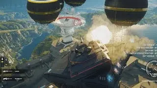 The A Team Tank Scene Recreation Flying Tank - Just Cause 4 Gameplay