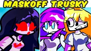 FNF maskoff but fangirl's sings (Trusky, Skychi & SkyBlue VS. Faker Sky) | Friday Night Funkin'
