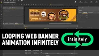 How to Loop Banner Animation infinitely in Google Web Designer (GWD)