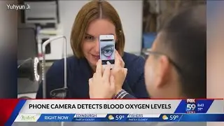 Phone camera detects blood oxygen levels