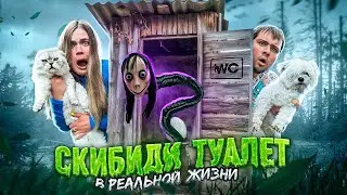 СКИБИДИ ТУАЛЕТ В РЕАЛЬНОЙ ЖИЗНИ | ВЫЗВАЛИ КАМЕРАМЕНА | СТРАШНАЯ НОЧЬ В ПАЛАТКЕ С КОТАМИ И СОБАКОЙ