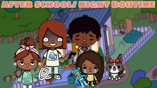 Chaotic after school and night routine| FREE house edition | Toca life