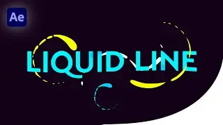 Liquid Animation in After Effects - After effects Easy liquid trail Tutorial