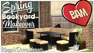 New🌟Spring Backyard Patio Refresh Part 1 | Aecojoy Patio Furniture | Kenyas Decor Corner