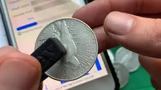 Peace Dollar Ping Test with the Precious Coin Tester application