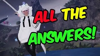 [PSO2:NGS] Nazun Big Quiz Cheat Sheet!