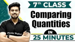 Comparing Quantities in One Shot | Cheat Sheet For Class 7th