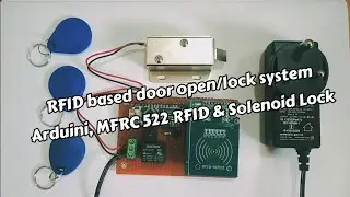 RFID based Door Open/Lock system using Arduino, MFRC522 & Solenoid lock #arduino #rfid #smart #lock